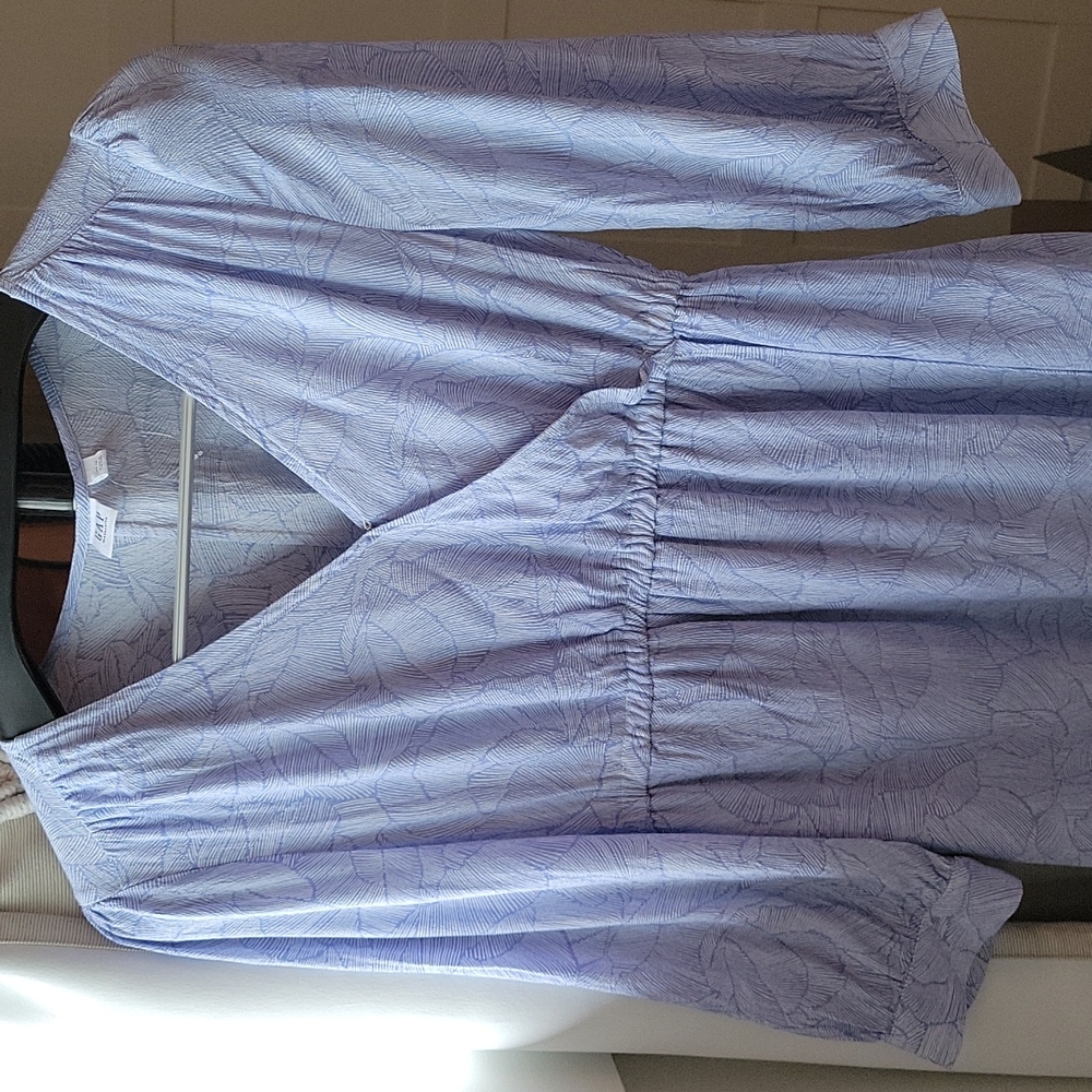 Gap maternity dress xs blue